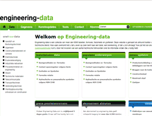Tablet Screenshot of engineering-data.com